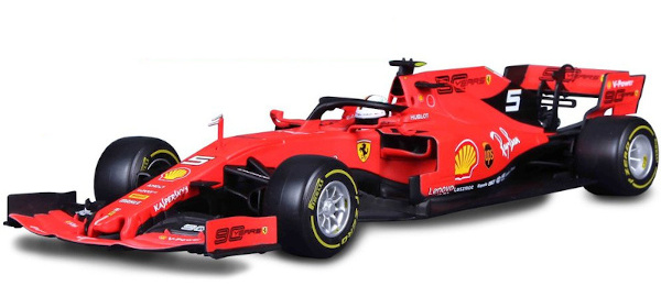 Kovový model Bburago - formule Ferrari SF90 (#5 Sebastian Vettel)