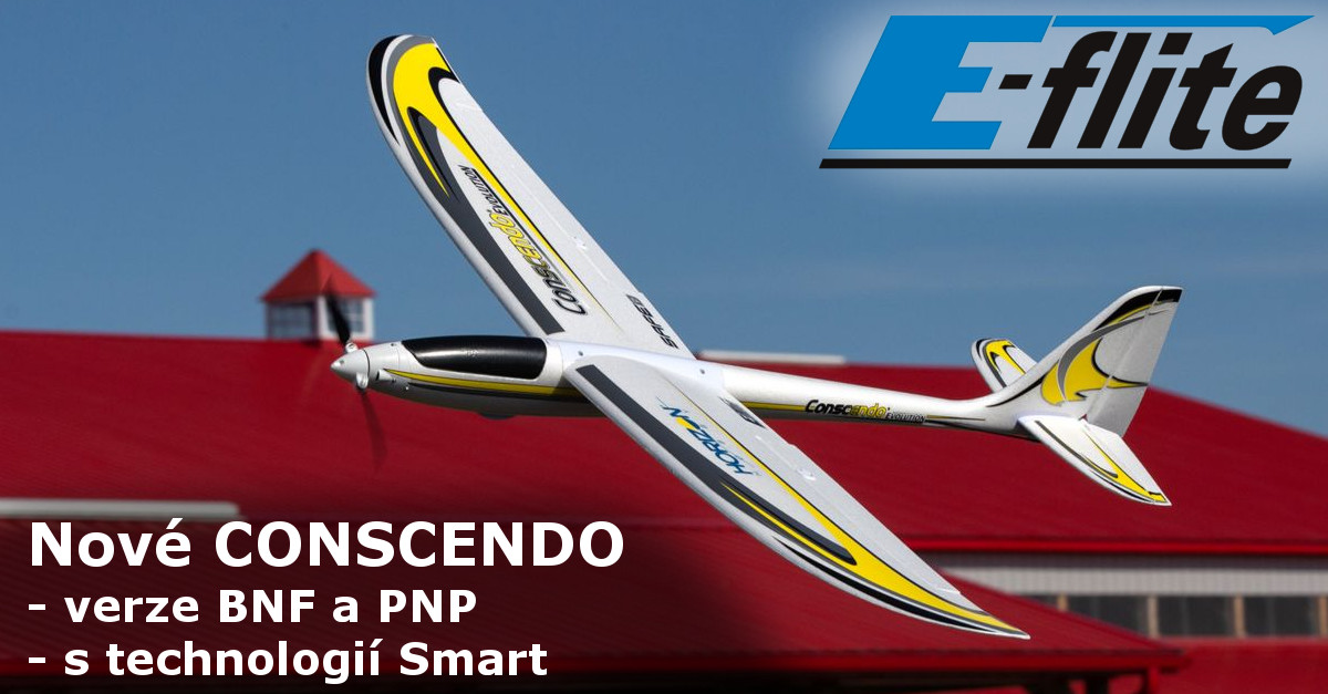 Představení RC modelu letadla E-flite Concendo Evolution