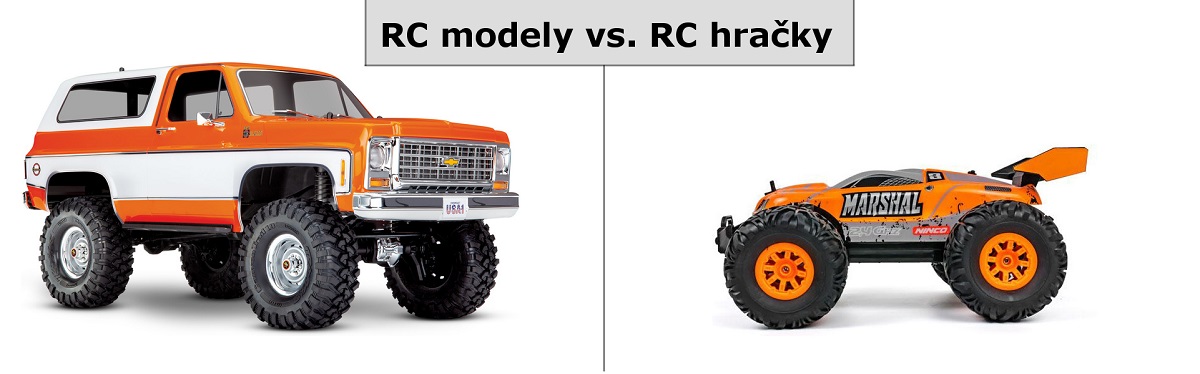 RC modely vs. RC hračky