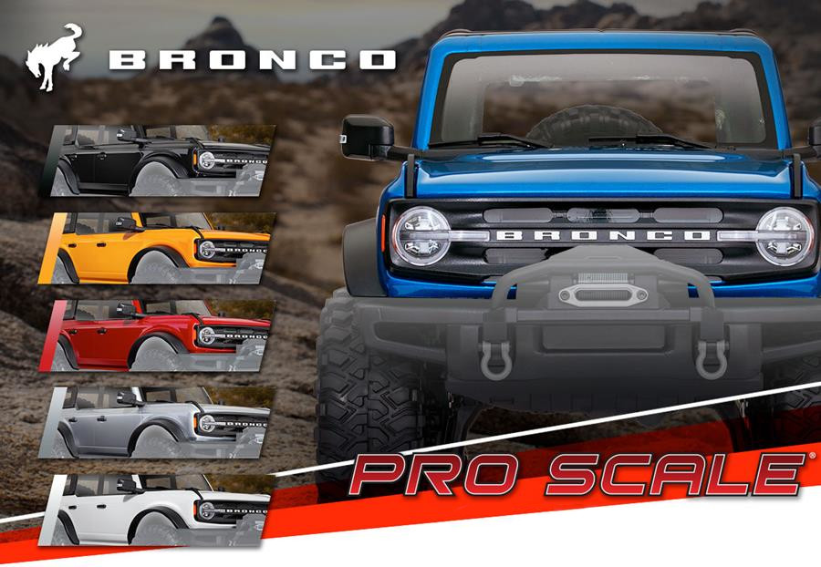 Nové karoserie Traxxas Bronco 2021