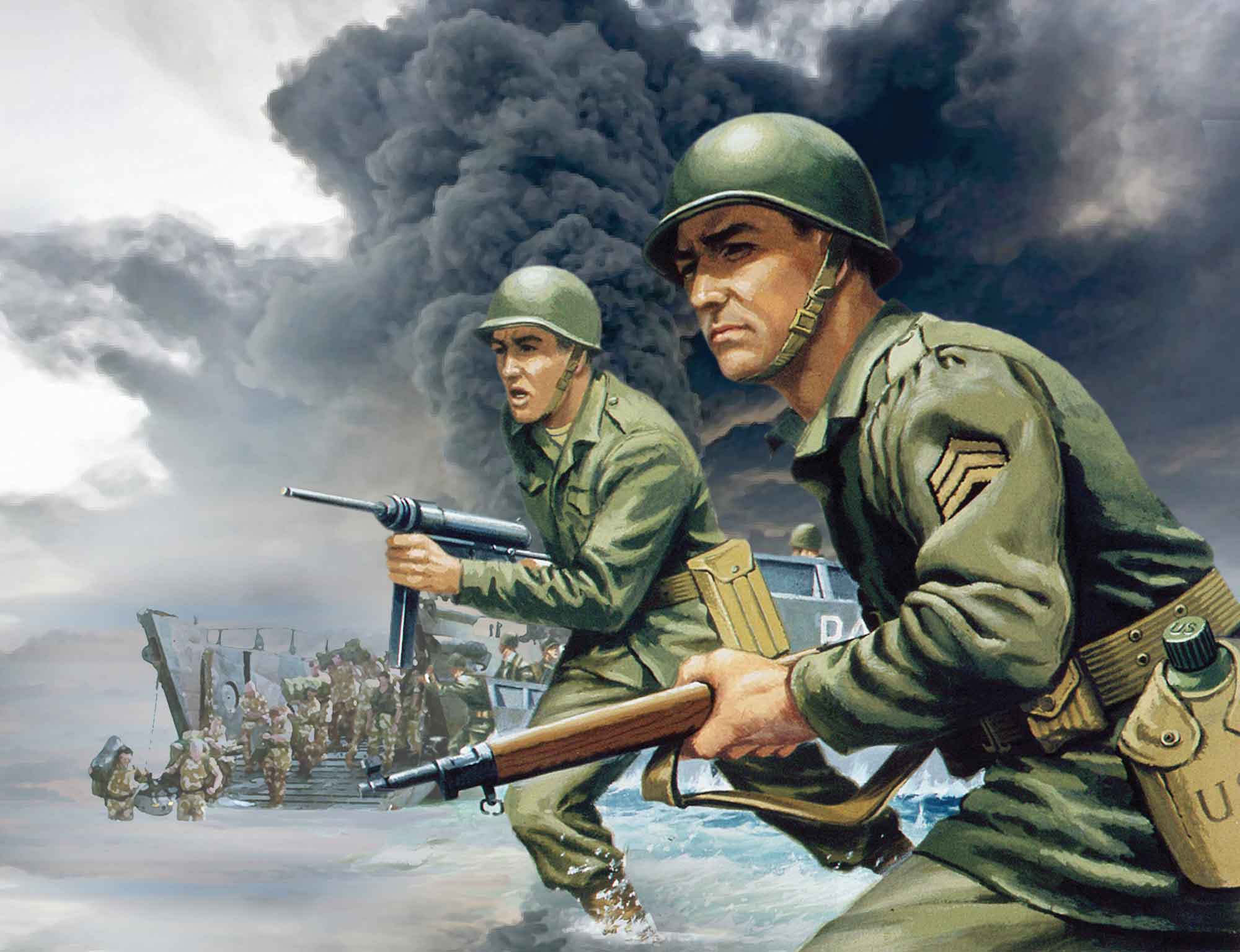 WWII U.S. pěchota