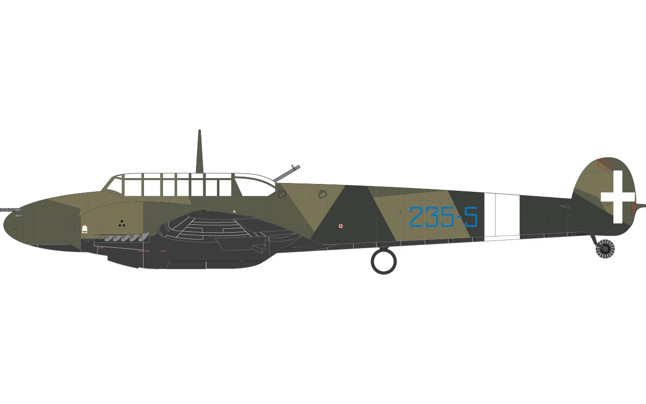 235 letka Regia Aeronautica, Lonate Pozzolo, Itálie, začátek roku 1943.