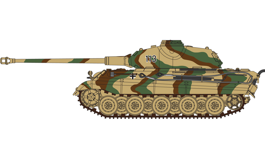 Panzerkampfwagen Pzkw VI Ausf.B Konigstiger King Tiger, 503 Abteilung, Normandie 1944