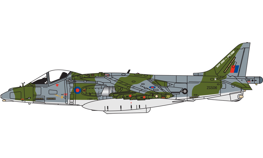 BAe Harrier GR9A ZG506, Royal Air Force Cottesmore, 15. prosinec 2010