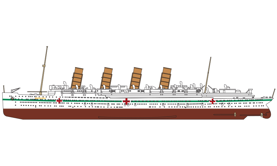 RMS Mauretania, 1916 - 1918