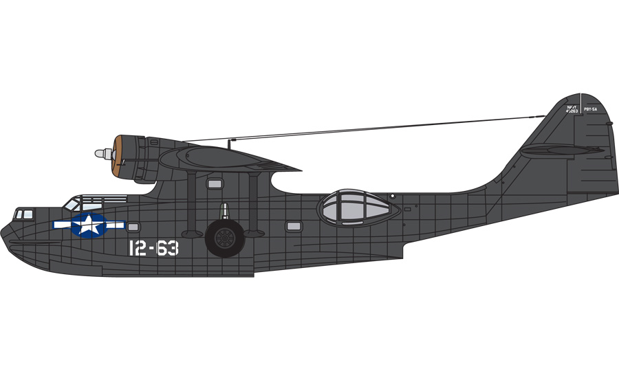 US Navy PBY-5A, Black Cat, Solomon Islands, 1942-1943