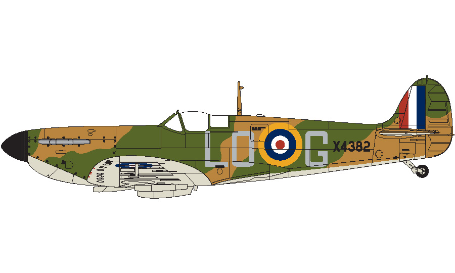Supermarine Spitfire Mk.I, Osgood Villers Hanbury, 602. letka, RAF Westhampnett, Sussex, Anglie, Srpen 1940