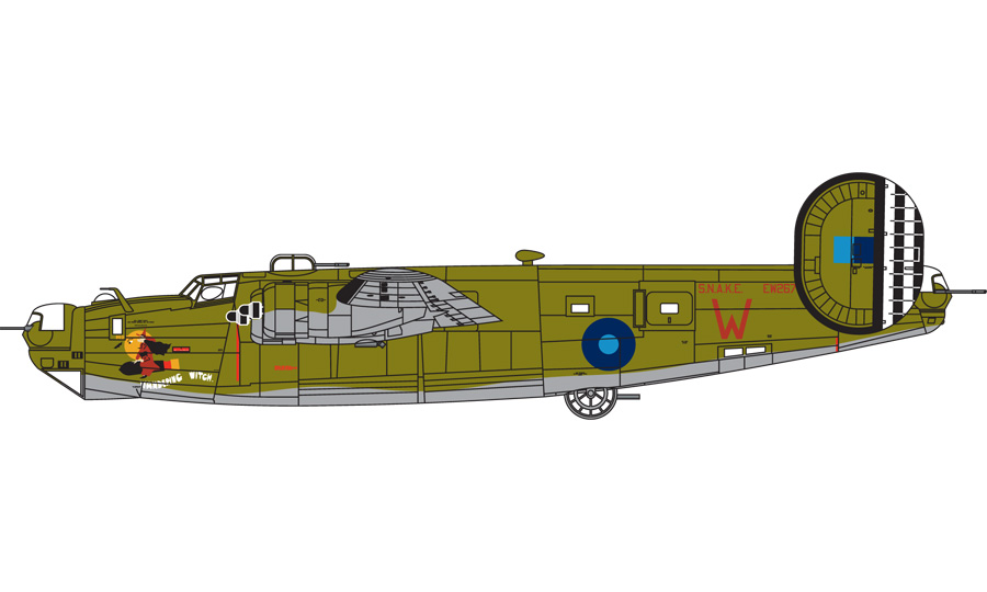 Consolidated B-24 Liberator B.VI, Wandering Witch, 335. letka, Royal Air Force South East Asia Command, 1945