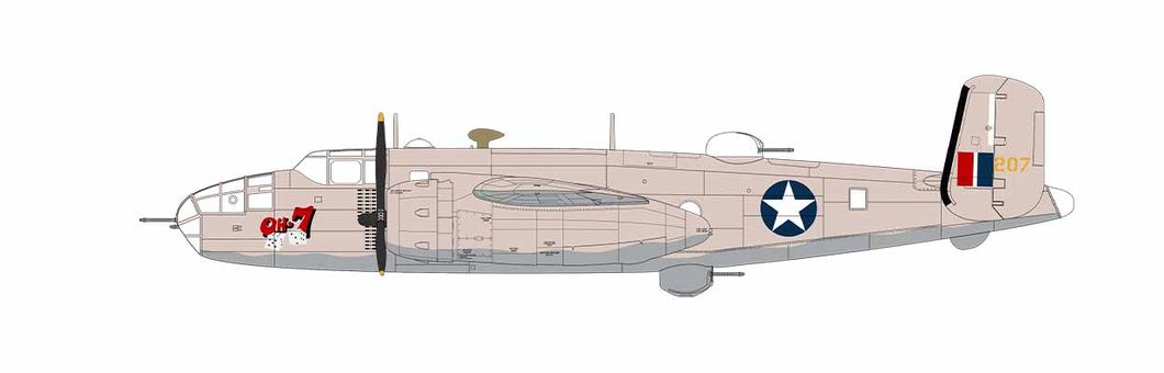 North American B-25C Mitchell, "0H-7" 41-13207, 445th BS, French Maroko, 1943