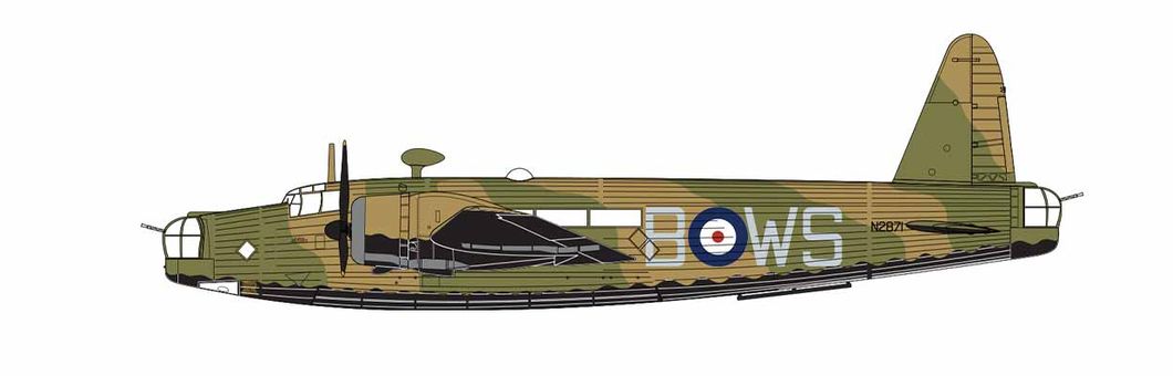 Vickers Wellington Mk.IA, letadlo č. 9 squadrony, Royal Air Force Honington, Suffolk, Anglie, 18. prosince 1939