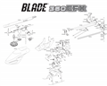 Blade 360 CFX Bind & Fly Basic | Šasi