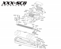 Losi XXX-SCB BL 1:10 2WD AVC | Šasi