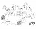 Losi HIGHroller Lifted Truck 2WD 1:10 RTR | Šasi