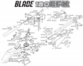 Blade 180 CFX Bind & Fly Basic | Šasi
