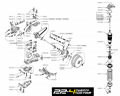 TLR 22-4 Race Buggy Kit | Přední část