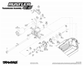 Traxxas Rustler 1:10 4WD RTR | Převodovka