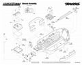 Traxxas Slash Platinum 1:10 4WD VXL LCG PND | Šasi