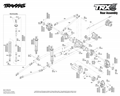 TRX-4 1:10 Kit bez karoserie | Zadní část