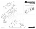 E-Revo 1:8 VXL 4WD RTR | Karosérie