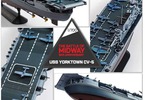 Academy USS Yorktown CV-5 Battle of Midway (1:700)