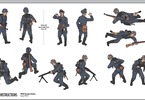 Airfix figurky - German Infantry Multi-Pose (1:32) (set)