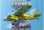 Antonio dámské tričko Piper J-3 Cub S
