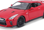Bburago Plus Nissan GT-R 1:24 červená