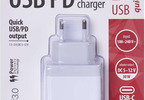 AC universal USB adapter QC3.0 + PD 30W