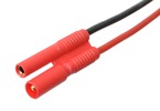 Connector Gold Plated 2.0mm Male w/ wire 20AWG 10cm