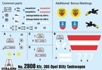 Italeri Opel Blitz Tankwagen Kfz. 385 - bitva o Británii 80. výročí (1:48)