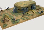 Italeri diorama WWII bunkr s příslušenstvím (1:72)
