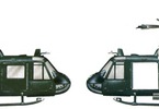 Italeri Model Set UH-1C GUNSHIP (1:72)