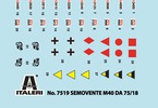 Italeri Easy Kit - SEMOVENTE M40 da 75/18 (1:72)