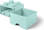 LEGO úložný box s šuplíkem 250x250x180mm - modrý