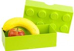 LEGO box na svačinu 100x200x75mm - světle zelený