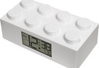 LEGO hodiny s budíkem - Brick modré