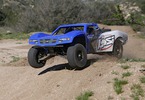 RC model auta Losi Baja Rey Trophy Truck 1:10 4WD: Ukázka jízdy - modrá verze