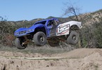 RC model auta Losi Baja Rey Trophy Truck 1:10 4WD: Ukázka jízdy - modrá verze