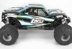 RC model auta Losi Monster Truck 1:5 XL: Boční pohled - černá varianta