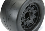 Pro-Line Wheels 2.8", Prime Street Tires, Raid Black H12 Wheels (2)