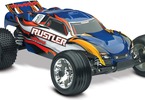 RC model auta Traxxas Rustler 1:10: Celkový pohled - modrá verze