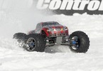 RC model auta Traxxas E-Maxx 1:8 Brushless: Ukázka jízdy ve sněhu