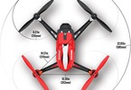 RC dron Traxxas Aton: Detailní rozměry