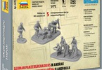 Zvezda figurky - German Panzergrenadiers WWII (1:72)