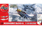 Airfix Messerschmitt Me262, P-51D Mustang (1:72) (Giftset)