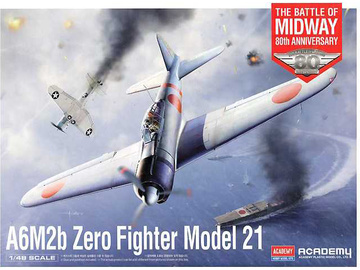 Academy Mitsubishi A6M2b Zero Fighter Modrel 21 "Bitva u Midway" (1:48) / AC-12352