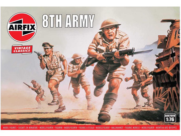 Airfix figurky - WWII britská 8. armáda (1:76) (Vintage) / AF-A00709V