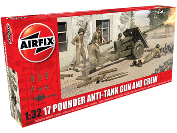 Airfix 17 librové protitankové dělo (1:32) / AF-A06361