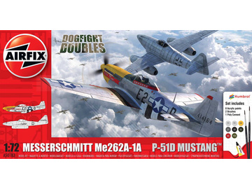 Airfix Messerschmitt Me262, P-51D Mustang (1:72) (Giftset) / AF-A50183