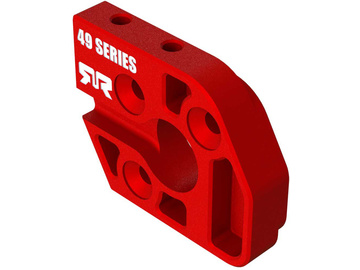 Arrma lože motoru 49 Series hliník, červené / ARA320603